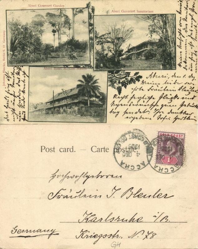 gold coast, ghana, ABURI, Government Garden & Sanatorium, Mission Station (1905)