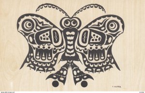 Pacific Northwest Coast Indian Motif BUTTERFLY , Canada , 1910s-30s