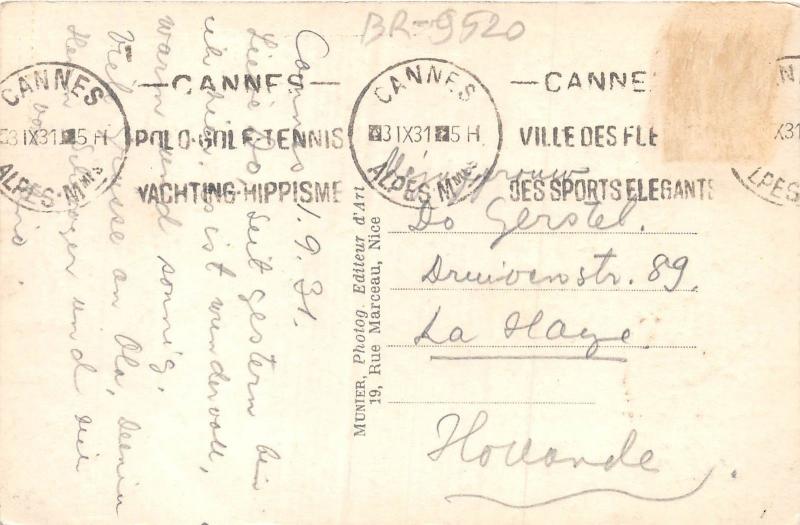 BR9520 Cannes Ship bateaux   france