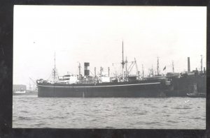 RPPC VINTAGE SHIP BOAT TANGHOLM NO-1920 VINTAGE REAL PHOTO POSTCARD