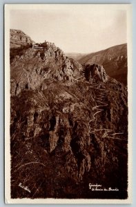 RPPC   France  Gourdon  Le Chemin du Paradis   Postcard