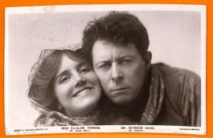 AA8359 - VINTAGE POSTCARD - CINEMA ACTORI: ELLALINE TERRISS AND SEYMOUR HICKS-