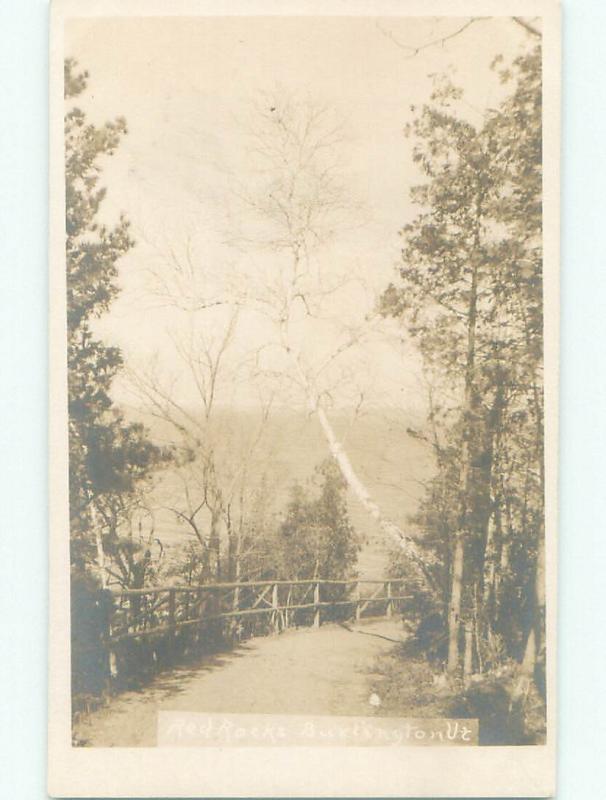 Pre-1907 rppc NICE VIEW Burlington Vermont VT i8449