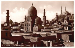 Vintage Postcard 1920's View of The Mamelukes Tombs Cairo Egypt