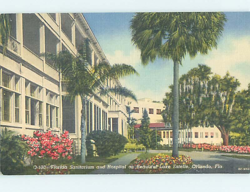 Unused Linen HOSPITAL SCENE Orlando Florida FL J9512