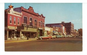 IL - Lawrenceville. Main Street Scene ca 1957