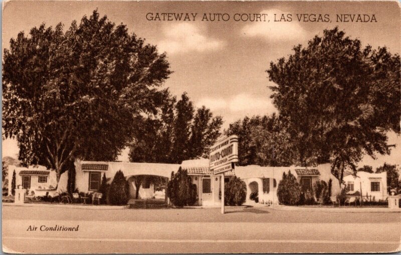 Postcard Gateway Auto Court in Las Vegas, Nevada~2155
