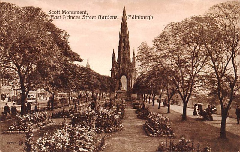 Scott Monument, East Princes Street Edinburgh Scotland, UK Unused 