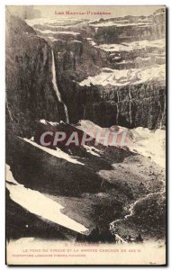 Old Postcard Gavarnie The Fond du Ciroue and Great Cascade 422m