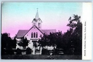 Tyler Minnesota Postcard Danish Lutheran Church Building Exterior 1910 Unposted