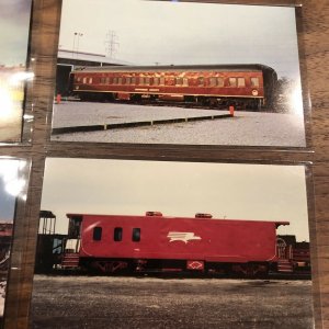 Lot of 4 : Railroad Train Car - Postcard - Mary Jayne's PC
