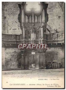 Old Postcard La Chaise Dieu Organ Former Abbey Organs of & # 39eglise