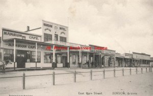 AZ, Benson, Arizona, East Main Street, Business Section, Turf Saloon, Albertype