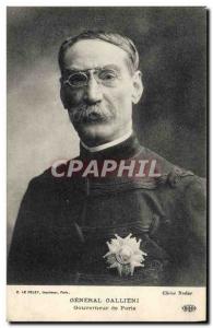 Postcard Former Army General Gallieni Governor of Paris