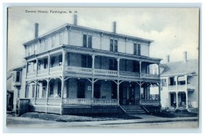 c1910 Central House Farmington New Hampshire NH Unposted Antique Postcard 