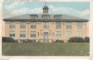 COBLESKILL , New York , 1910s ; State School of Agriculture