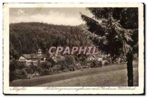 Old Postcard Nagold Militargenesungsheim mit Kurhaus Waldlust