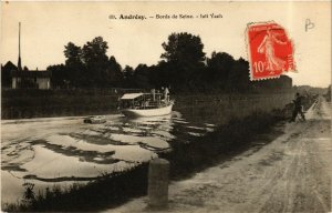 CPA ANDRÉSY - Bords de Seine - Joli Yach (657524)