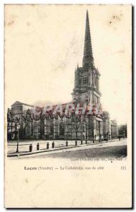 Old Postcard Lucon The Cathedral View rating