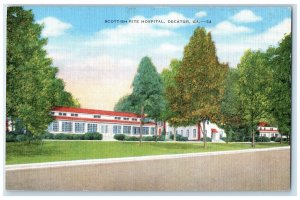 c1940 Scottish Rite Hospital Charity Hospital Decatur Georgia Vintage Postcard