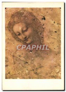 Postcard Modern Leonardo Da Vincci Head of Leda