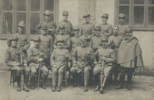 Military Italy World War 1 Group Of Italian Soldiers WW1 RPPC 06.65