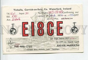 462856 1972 year Ireland Tinhalla radio QSL card