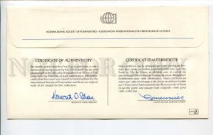 424710 SAO TOME and PRINCIPE 1979 year ship FDC certificate w/ signature