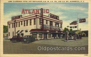 Lord Clarendon Hotel, Summerton, SC Gas Station Unused 