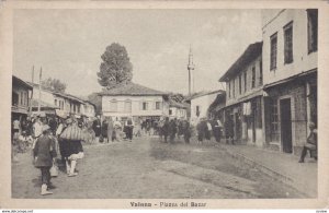 Valona (Vlorë ), Albania, 00-10s Piazza del Bazar