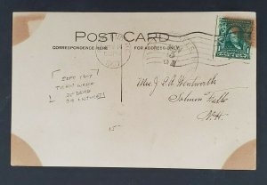 1907 Portland ME to Salem Falls Train Wreck Rare Real Picture Postcard RPPC