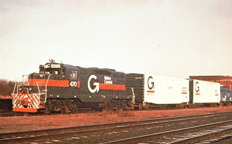 Vintage Postcard Maine Central Railroad's Unit Number 470 GP-7 No. 564 Train
