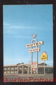 GALLUP NEW MEXICO ROUTE 66 ROYAL HOLLIDAY MOTEL AAA OLD ADVERTISING POSTCARD