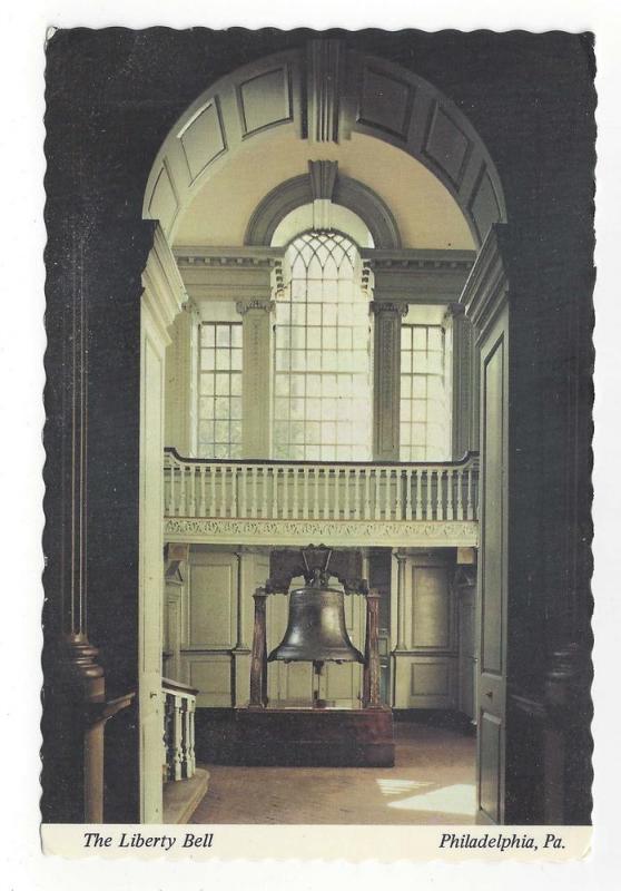 Philadelphia PA Liberty Bell Independence Hall 1976 Postcard