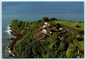 PAPEETE, TAHITI ~ Aerial View HOTEL TAHARA'A French Polynesia 4x6 Postcard