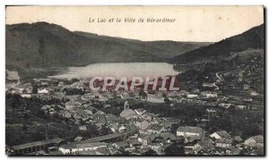 Old Postcard Lake and the town of Gerardmer