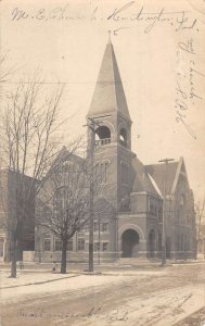 Huntington Indiana view of Methodist Episcopal Church real photo pc ZC548593