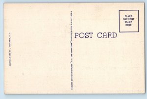 c1940's Greetings From Columbia Multiview South Carolina Correspondence Postcard