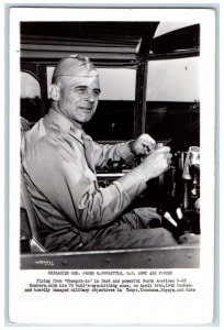 c1940's Brigadier Gen James H. Doolittle US Army  RPPC Photo Unposted Postcard