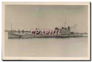 PHOTO CARD Boat War Submarine