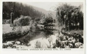 RP, HARRISON HOT SPRINGS, B.C., Canada, 1930-40s; Hotel Gardens