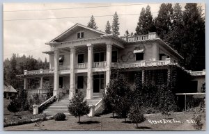 K45/ Trail Oregon RPPC Postcard c1940s Rogue Elk Inn Hotel 159