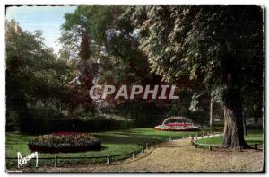 Old Postcard Images of France Choisy le Roi (Seine) The gardens of the town hall