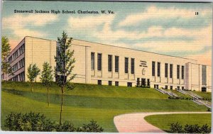 Postcard SCHOOL SCENE Charleston West Virginia WV AM2564