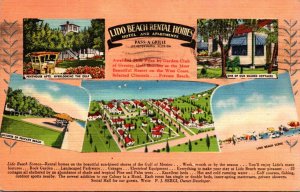 Florida Pass-A-Grille Lido Beach Rental Homes Hotel and Apartments 1944