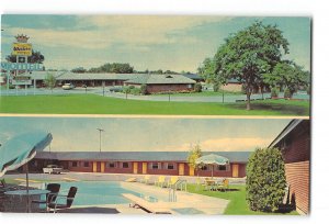 Twin Falls Idaho ID Vintage Postcard Straughn's Motel