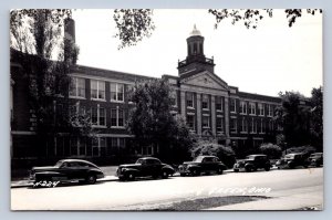 J97/ Bowling Green Ohio RPPC Postcard c1950 High School Building  507