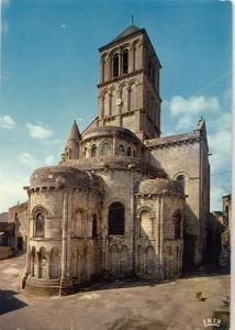 BF14341 chauvigny l eglise saint pierre  france front/back image