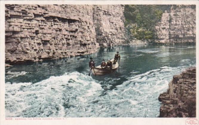 New York Boat Entering The Ausbale Chasm 1908 Detroit Publishing