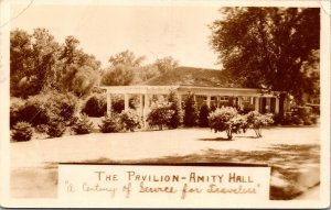 Real Photo Postcard The Pavilion Amity Hall in South Bend, Indiana~138738